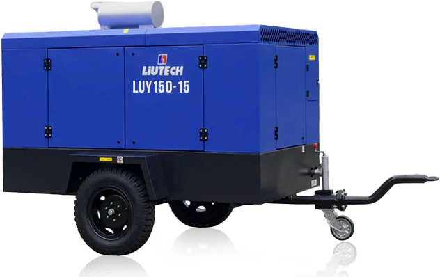 Дизельный винтовой компрессор Liutech LUY150-15 на шасси